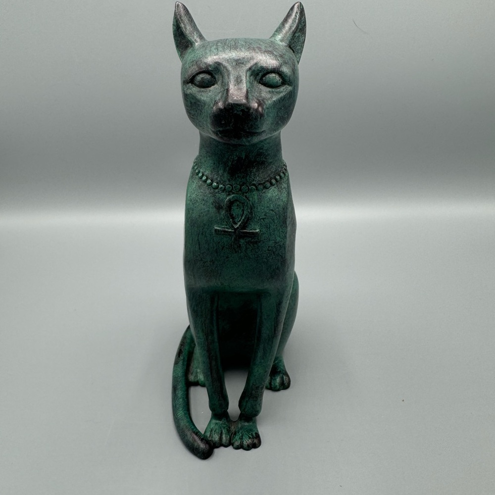 EBROS Ancient Egyptian Sitting Bastet Statue